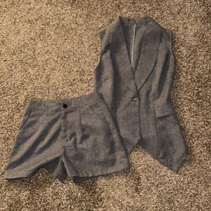 vest and short set